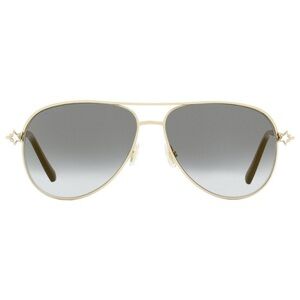 Jimmy Choo Aviator Sunglasses Sansa/S J5GFQ Gold/Black 58mm